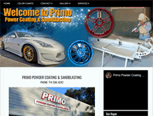 Tablet Screenshot of primo-powder.com